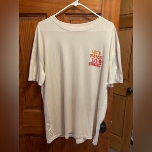 Cream Graphic t-shirt